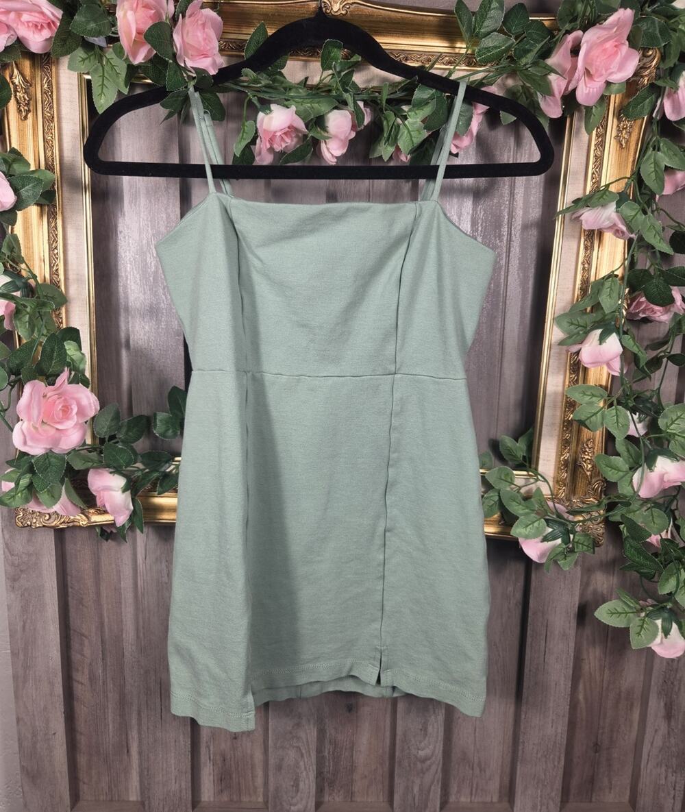 Altar'd State Women's Green Solid Dress Pants Regular Fit Size S Inseam 19 in